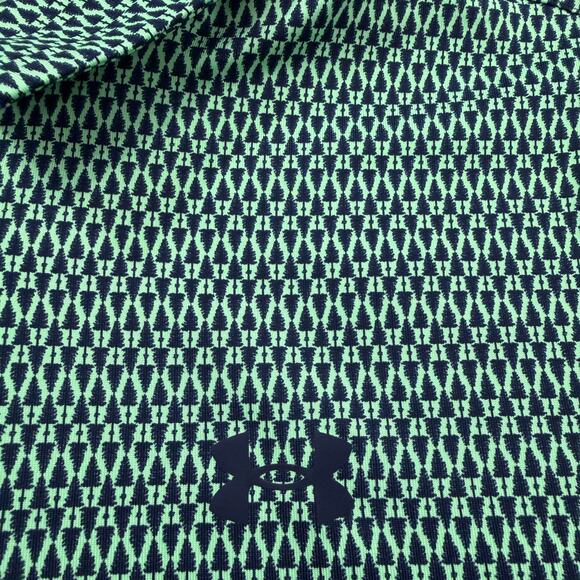 Under Armour The Playoff Polo 3.0 Shirt Men's 2XL XXL Green Performance Golf NEW - Picture 4 of 11